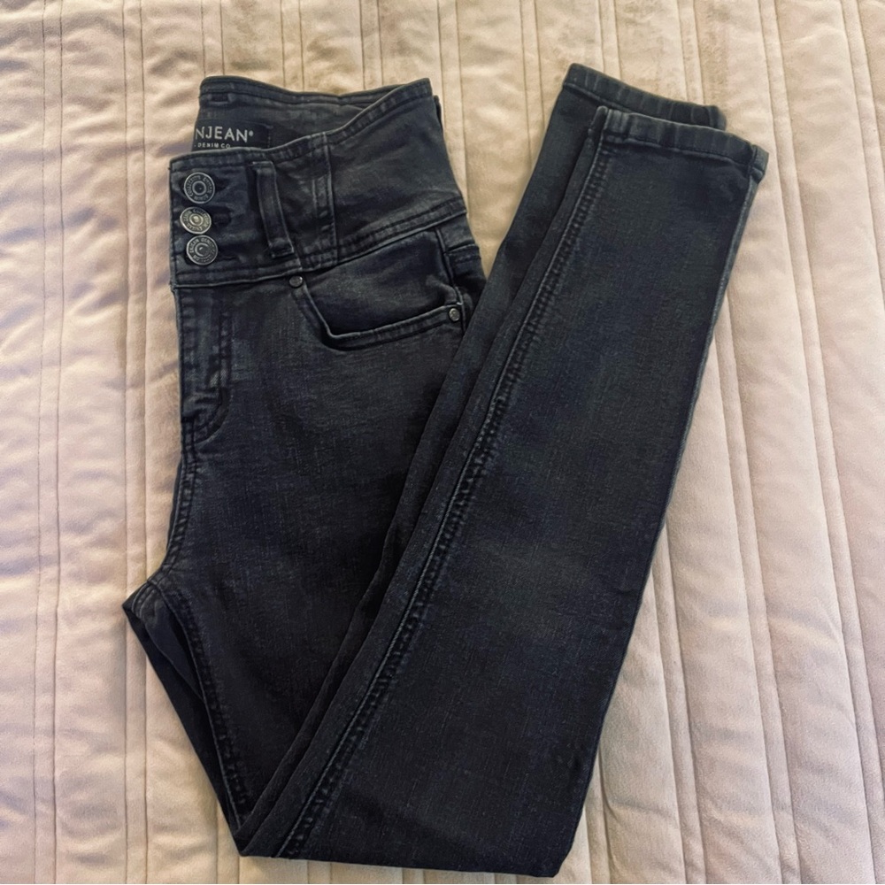 ENJEAN Dark Wash Skinny Jeans Size US 1
